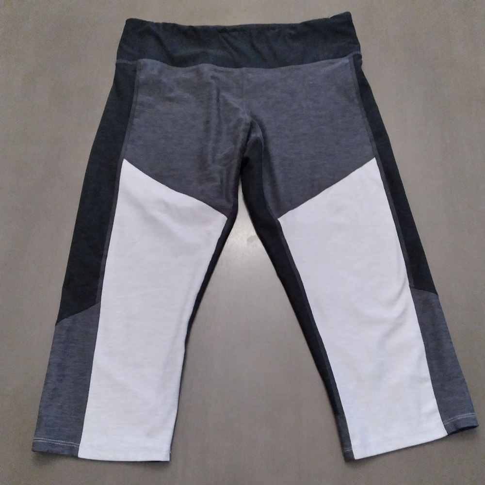 Champion Black & Gray Leggings Large